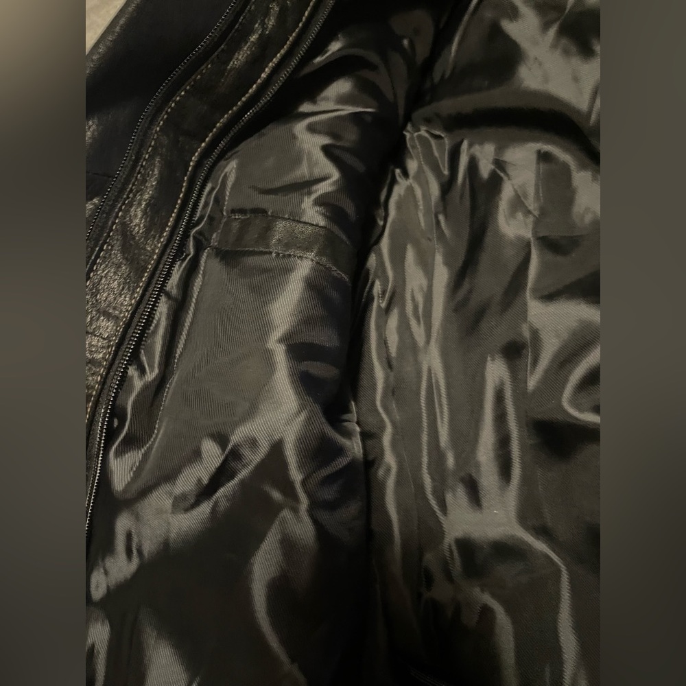 Men’s Sly & Co 100% Genuine Leather Jacket - Picture 6 of 6